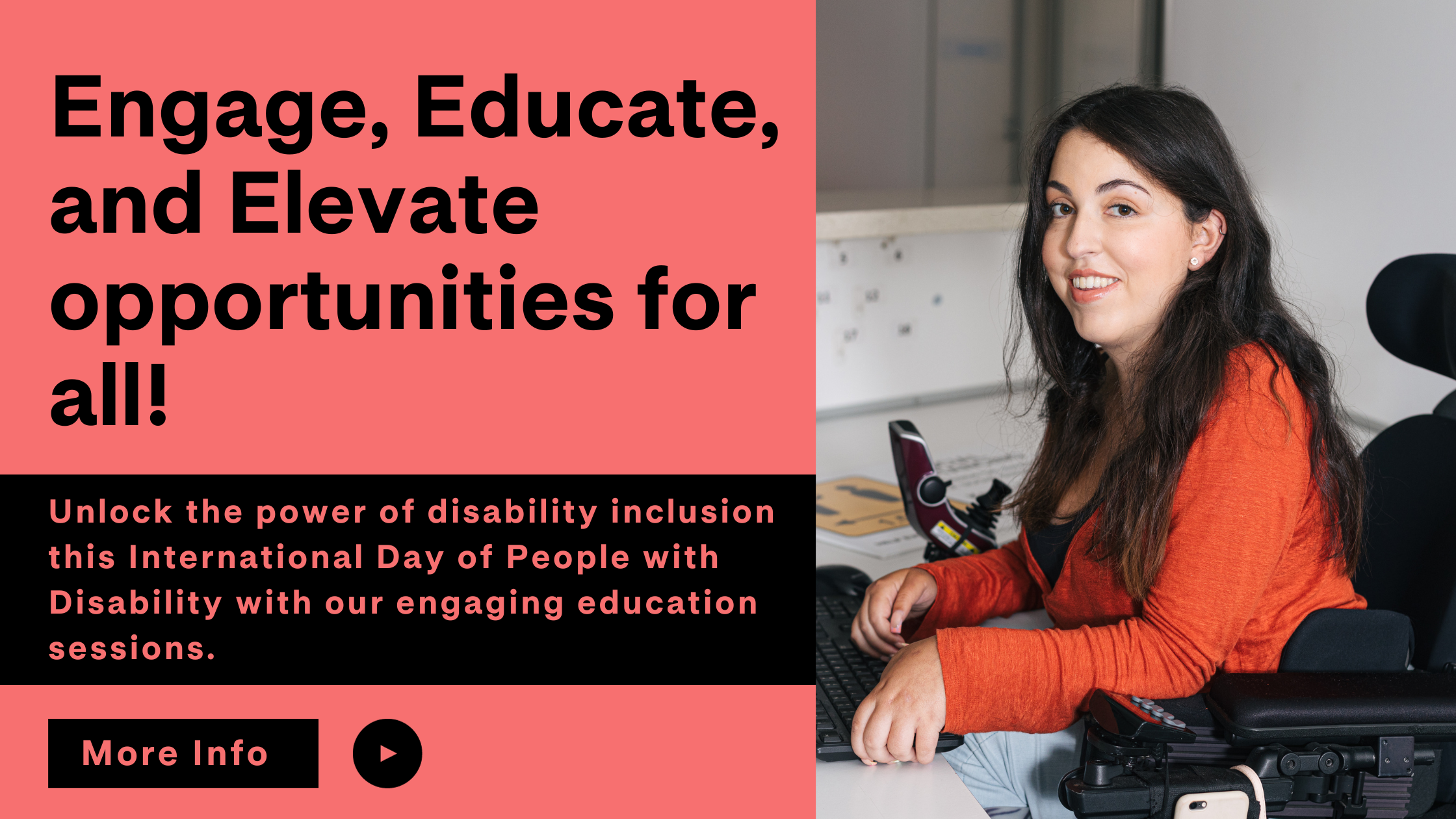 International day of people with a disability offer banner image